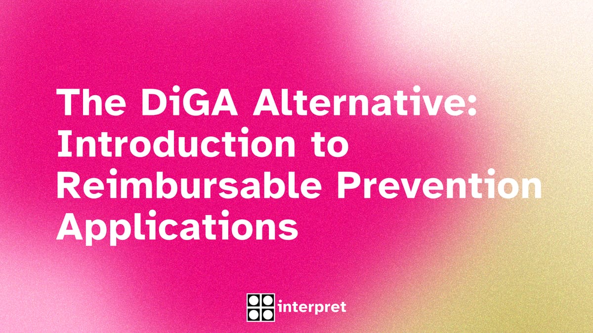 Introduction to Reimbursable Prevention Apps